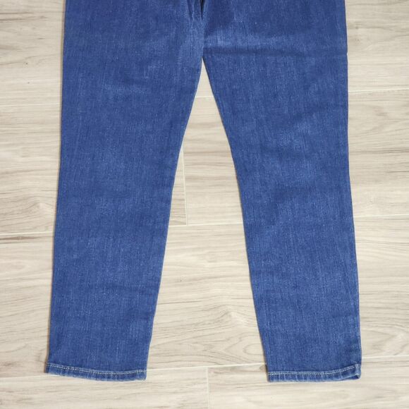 Levi Strauss Signature Pull On Skinny Crop Blue Jeans Womens Size 2 - Picture 7 of 7